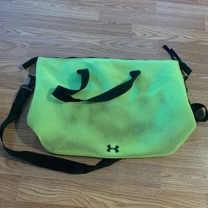 Neon mesh Under Armour gym bag
